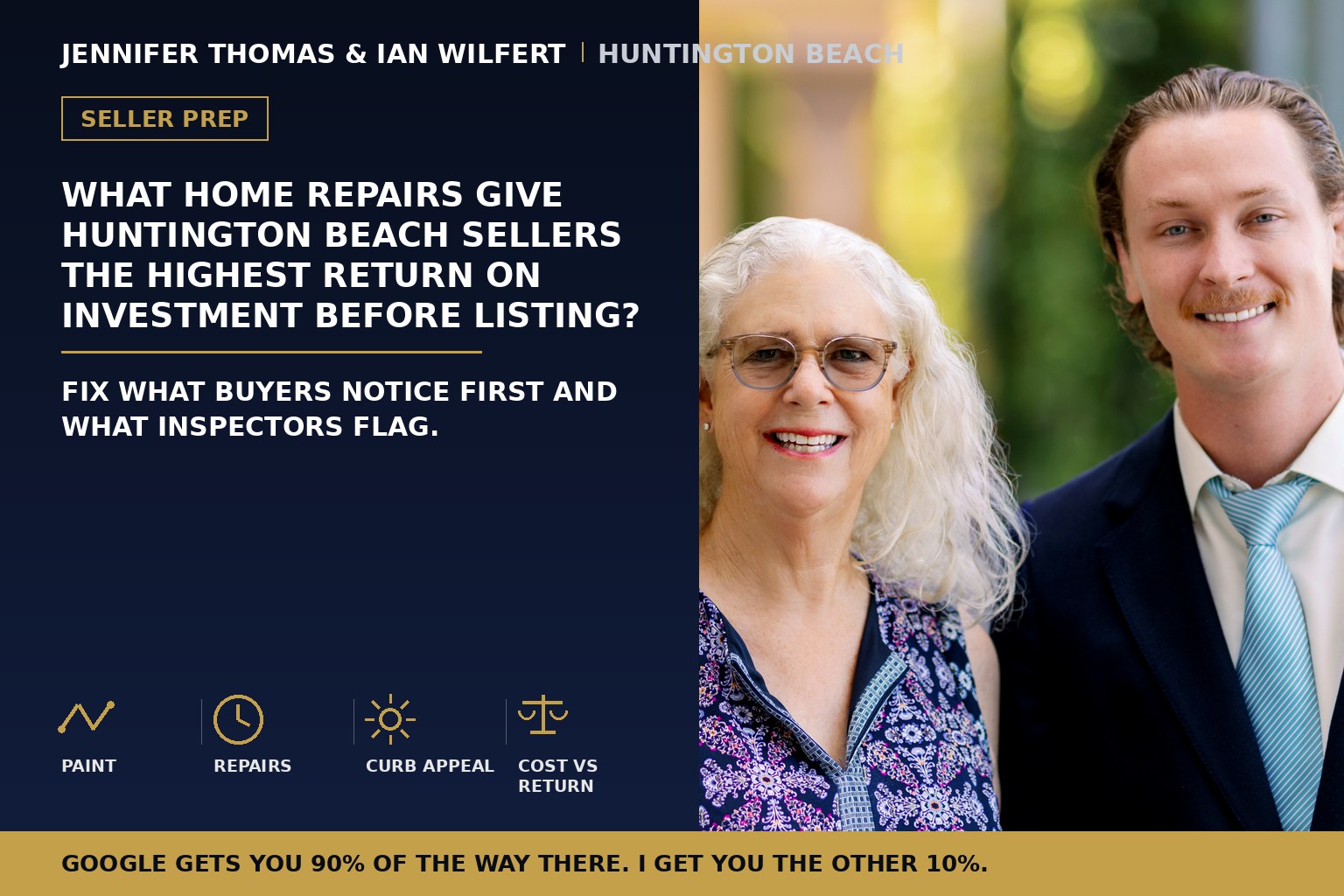 What Home Repairs Give Huntington Beach Sellers the Highest Return on Investment Before Listing?