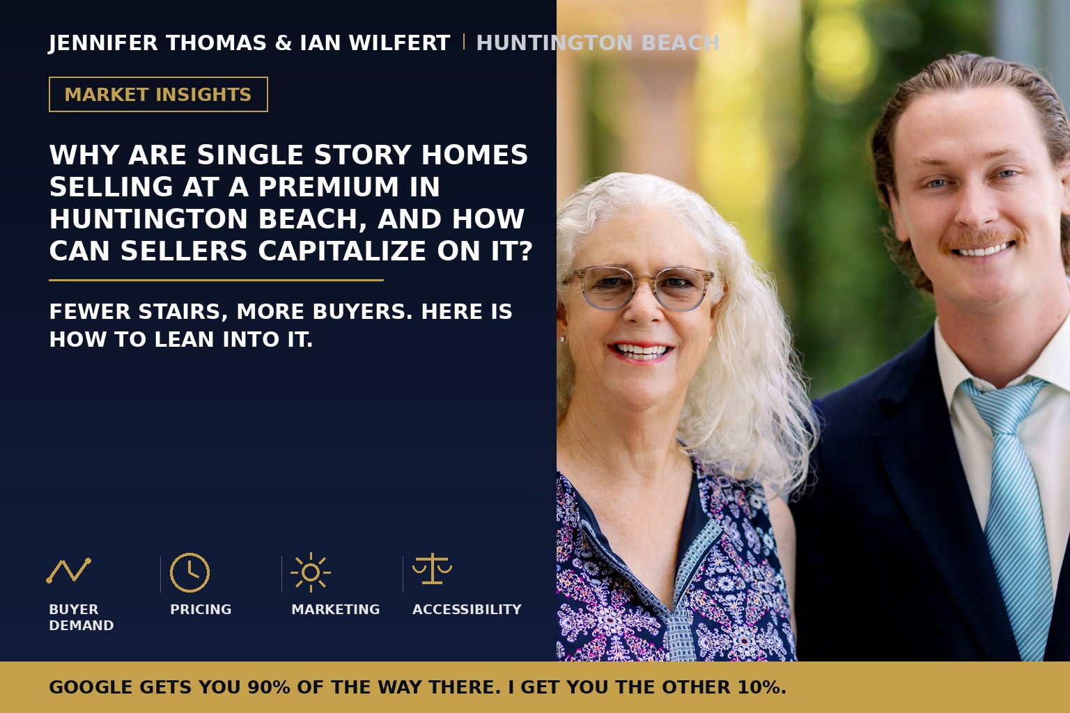 Why Are Single Story Homes Selling at a Premium in Huntington Beach, and How Can Sellers Capitalize on It?