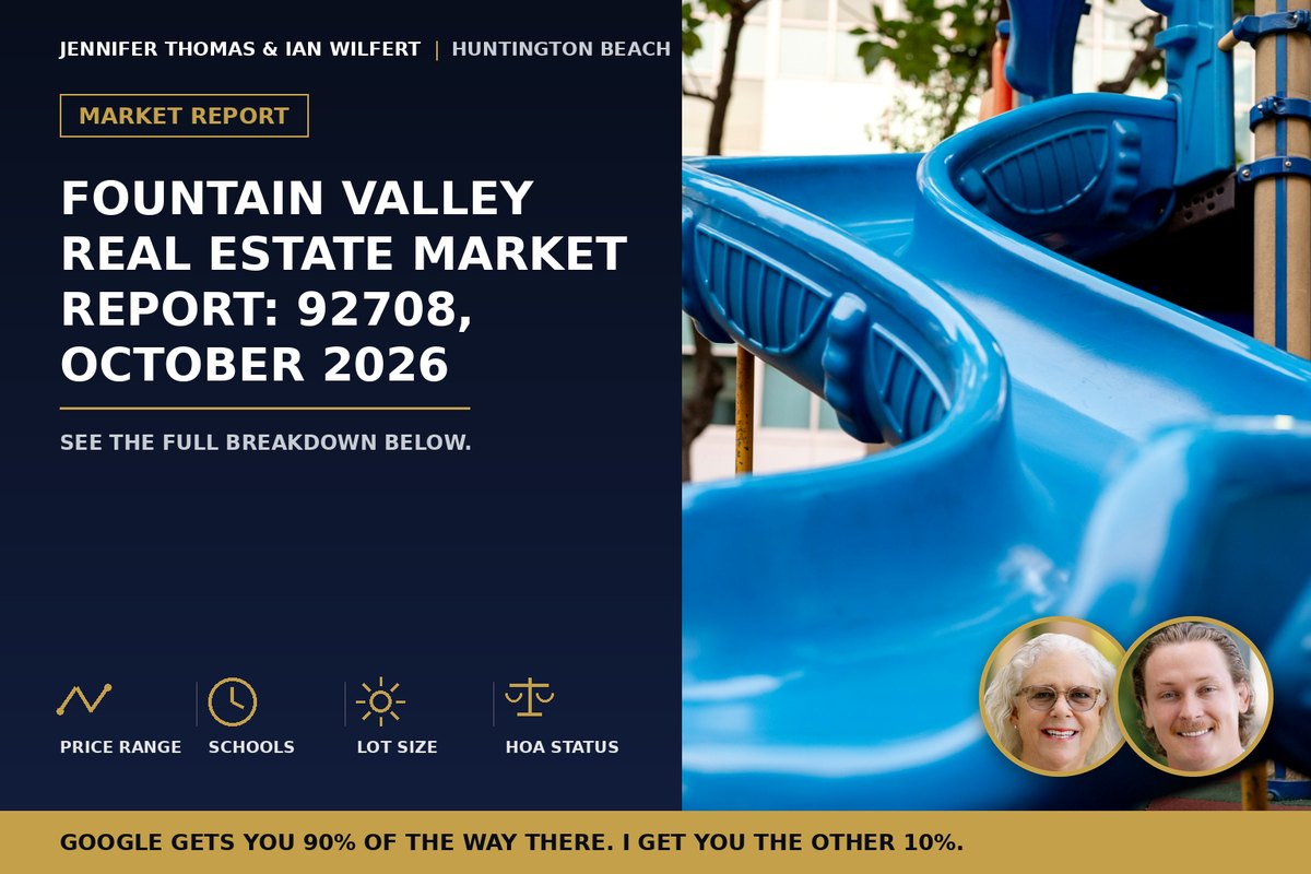 Fountain Valley Real Estate Market Report: 92708, October 2026